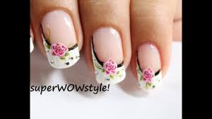 Water Decals Sideways French Manicure Nail Designs French Tip