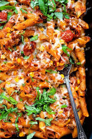 Season tomato mixture with salt, black pepper, and cayenne pepper. Healthy Tuna Pasta Bake Supergolden Bakes