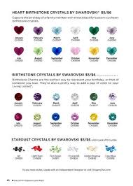 44 origami owl birthstone chart