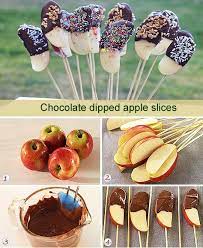 Chocolate Dipped Apple Slices Recipe Apple Slice Recipe Chocolate Dipped Apple Slices