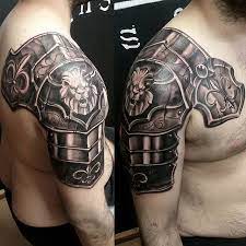 8 Resolute Armor Tattoos Armour Tattoo Body Armor Tattoo Shoulder Armor Tattoo