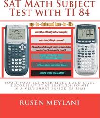 Sat Math Subject Test With Ti 84 Rusen Meylani 9781452802688