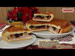 187 Tarta Navidena De Pan De Jamon Con Queso Receta Venezolana Riquisima Youtube Pan Con Jamon Recetas Venezolanas Tartas Navidenas