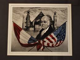 Amerika bevindt zich ten westen van nederland, wat betekent dat het daar vroeger is dan hier. Andre Balyon Handgekleurde Ets 200 Jaar Handel Nederland Amerika Met Gesigneerde Opdracht Verkauft Den Auktionserlos Anzeigen
