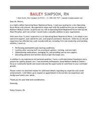 Best Operating Room Registered Nurse Cover Letter Examples Livecareer