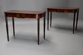 Pair Of Early 19th Century Mahogany Console Tables Antiques Atlas Antique Console Table Console Table Table