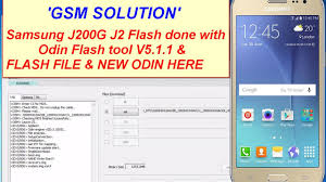 Samsung J200g J2 Flash Done With Odin Flash Tool V5 1 1 Youtube