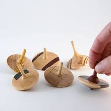 Wooden Tops Jennifer Spinning Top Tops Toys Wood Turning