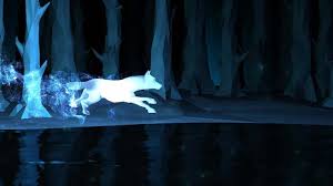 Mystical Encounter: Wolf Patronus Amidst Enchanted Forest Shadows Stock  Illustration - Illustration Of Imaginative, Wildlife: 305412218