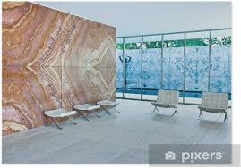 Barcelona pavillon over view of the barcelona pavilion the use of different materials Poster Barcelona Pavillon Pixers Wir Leben Um Zu Verandern