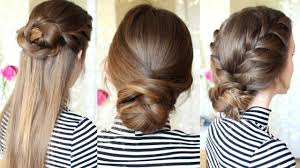 Try these easy hairstyles for long hair. 3 Easy Braided Hairstyles Braided Updo Braidsandstyles12 Youtube