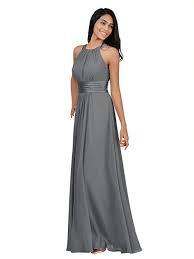 Alicepub Bridesmaid Maxi Dresses Long For Women Formal Evening Party Prom Evening Dresses For Weddings Bridesmaid Dresses Long Chiffon Maxi Bridesmaid Dresses
