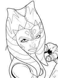 Chibi Star Wars Coloring Pages Ashoka Star Wars Coloring Book Star Wars Colors Star Wars Drawings