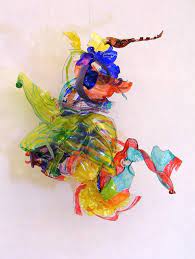 Field Elementary Art Blog Chihuly Inspired Plastic Sculptures Plastic Sculpture Art Blog Art