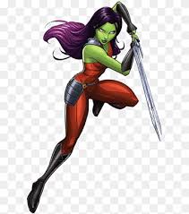 Deemed the most dangerous woman in the galaxy, gamora is the adopted daughter of the mad titan, thanos, who adaptational intelligence: Guardians Of The Galaxy Png Images Pngwing