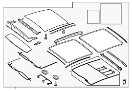 Panoramic sliding sunroof control module. 117 780 03 00 9f67 Sunroof Assembly 2014 2019 Mercedes Benz Mercedes Benz Usa Parts