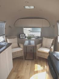 30 Creative Photo Of Awesome Interior Lighting For Your Rv Travel Trailer Vintage Camper Interior Camper Interior Design Airstream Interior