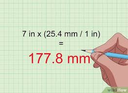 Contoh perhitungan menggunakan satuan inch, foot dan yard. 4 Cara Untuk Mengubah Inci Menjadi Milimeter Wikihow