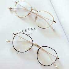 Pilih cermin mata berbentuk segi empat sama atau panjang tetapi berlensa agak besar. Retro Round Eyeglasses Frame Anti Glare Metal Rabun Jauh Cermin Mata Wanita Bulat Glasses Pearl Temple Myopic Kacamata Shopee Philippines