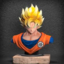 He is also known for his design work on video games such as dragon quest, chrono trigger, tobal no. Dragon Ball Z Goku Super Saiyan 1 1 Life Size Bust J Ros