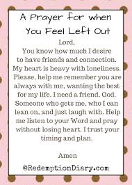 A Prayer For When You Feel Left Out Prayers Inspirational Prayers Faith Prayer