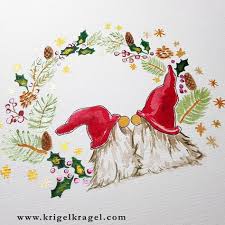 Zur adventszeit findest du die niedlichen wichtel, die tief in der skandinavischen tradition verwurzelt sind, in wirklich. 24 Weihnachtswichtel Ideen Selber Malen Malanleitung Aquarellanleitungen