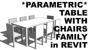 Refer to the revit user guide for further features. Parametric Table With Chairs Family In Revit Tutorial Part 2 Youtube