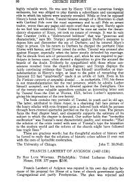 Francis Lambert of Avignon (1487–1530) By Roy Lutz Winters. Philadelphia:  United Lutheran Publication House, 1938. 177 pages. $2.00.