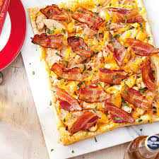 Chicken Bacon Tart Recipe Recipes Bacon Recipes Chicken Bacon