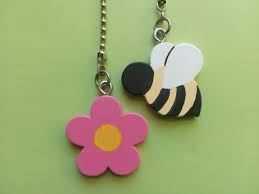 Usually to change the speed you pull the chain.on the ones with light kits there may be two chains. Bumble Bee And Flower Ceiling Fan Chain Pull Set Ware Design Works