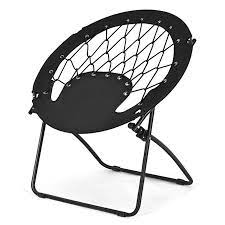 amazon com goplus bungee chair outdoor camping gaming hiking garden patio portable steel folding bunjo dish bungee chair outdoor chairs lounge chair outdoor