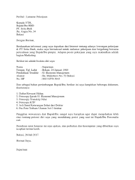 Contoh surat lamaran kerja doc. Contoh Surat Lamaran Kerja Doc 1