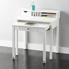 White Solid Wood Roll Out Desk Design De Moveis Espacos Pequenos Moveis