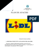 Exemplu plan de afaceri baza sportiva i. Plan De Afaceri Lidl