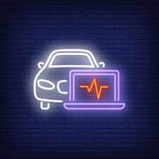 Download Neon Icon Of Car Diagnosis For Free Neon Iphone Icon Event Poster Template
