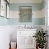 Using a leveling ruler, no matter how crooked your wall(s) is/are your stripes will always be horizontally straight. 1