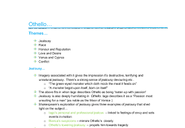 Maybe you would like to learn more about one of these? Othello Revision Notes Themes And Quotes Gcse English Marked By Teachers Com