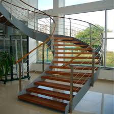 The spiral stair railing keep having problems. China New Style Curved Staircase With Cable Railing China Curved Staircase Curved Staircase With Cable Railing