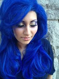 Creative Beauty Makeup At School Hair Bright Blue Hair Hair Styles