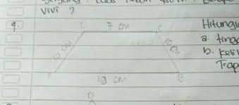 Tabel 8.9 b keliling dan luas trapesium. Hitunglah A Tinggi Trapesium B Keliling Dan Luas Trapesium Brainly Co Id