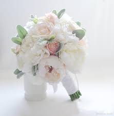 Maybe you would like to learn more about one of these? Ivory Silk Flowers Peonies Wedding Bouquet Roses For Sale Bridal Bouquet Bridesmaid Holding Flowers Decoration Rustic Handmade Custom Made From Adychen2011 42 22 Dhgate Com