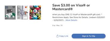 Check spelling or type a new query. Expired Kroger Save 3 On Any Visa Or Mastercard Giftcard Includes Variable Load 5 5 5 25 Doctor Of Credit