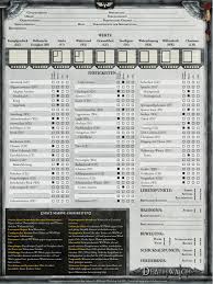 Posted by 1 year ago. Deathwatch Charakterbogenalle