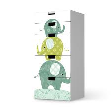 Mobel Klebefolie Ikea Stuva Malad Kommode 5 Schubladen Design Elephants Kinder Zimmer Schubladen Design Kinderzimmer