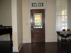 If you're using it as a cover for a piece of furniture, such as an antique. Replacement Pane Of Stained Glass For An Antique Door
