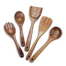 Beauty Kate Wooden Kitchen Utensil Set 5 Cooking Utensils Spatula Spoons For Cookin Wooden Kitchen Utensils Wooden Kitchen Utensils Set Wooden Cooking Utensils