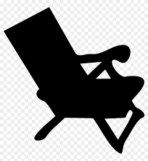 Flat Icon With Long Shadow Snowman In Hat Vector Clipart Beach Chair Clip Art Free Transparent Png Clipart Images Download
