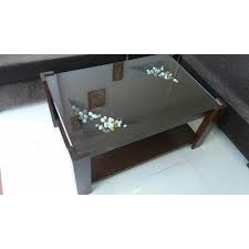 Wooden center table design photograph beautiful new produc. Rectangular Wooden Glass Centre Table S K Enterprises Id 21928089312
