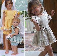 Well Dressed Wolf Naomi Pinafore In Rain Classic Line 4t Euc 400 Well Dressed Wolf Girls Clothes Patterns Little Girl Fashion