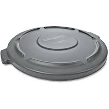 We often dismiss it and we take it for granted without taking the time to realize where i come from everyone keeps their kitchen trash can under the sink, inside the cabinet. Rubbermaid Commercial Products Gray Plastic Kitchen Trash Can Lid In The Trash Can Lids Department At Lowes Com